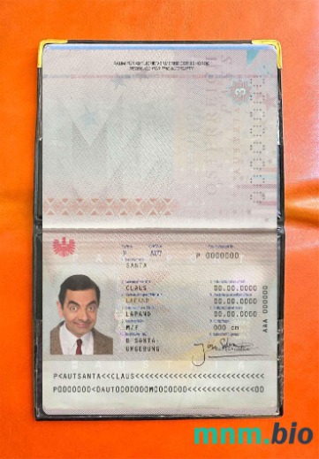 Austria zdjęcie do paszportu pliki PSD, skan i fotografowany obraz